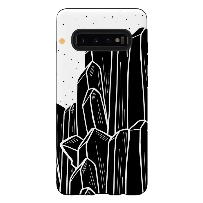 Galaxy S10 plus StrongFit The black cystal by Steve Wade (Swade)