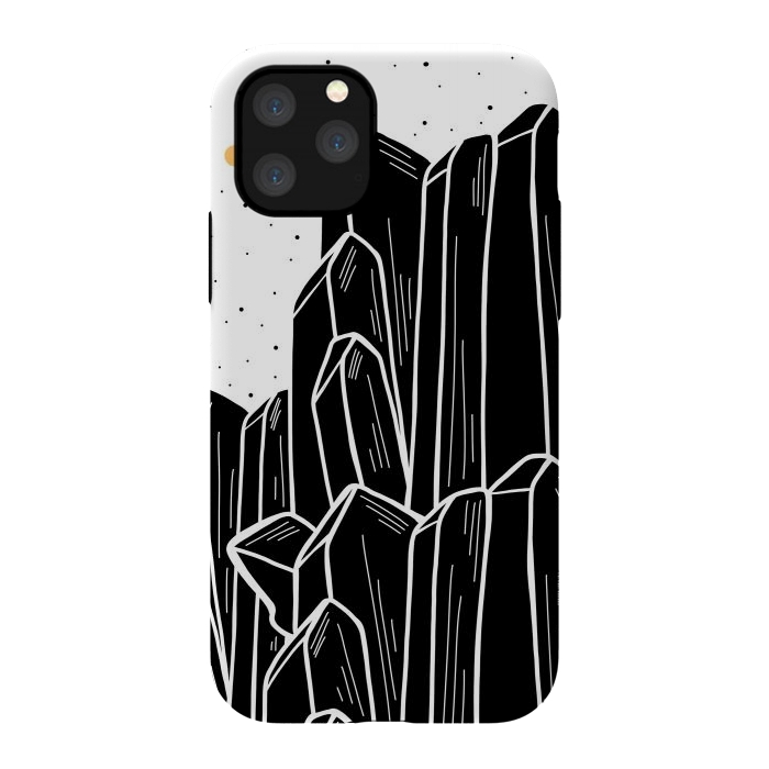 iPhone 11 Pro StrongFit The black cystal by Steve Wade (Swade)