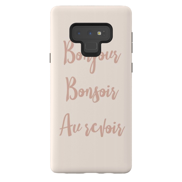 Galaxy Note 9 StrongFit Bonjour by Martina