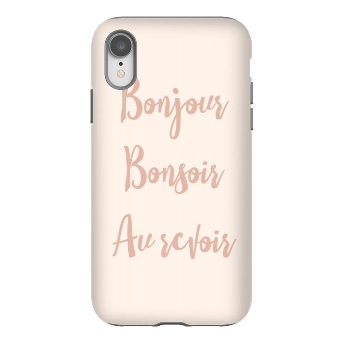 iPhone Xr StrongFit Bonjour by Martina