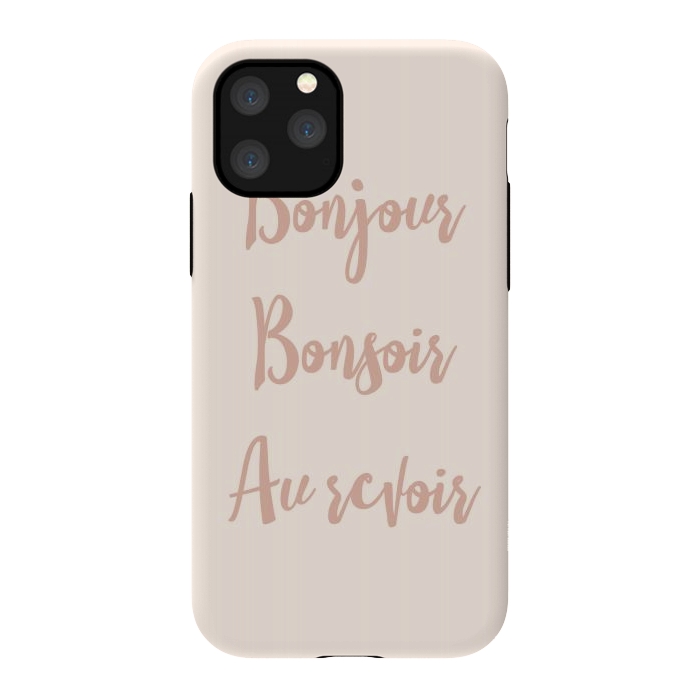 iPhone 11 Pro StrongFit Bonjour by Martina