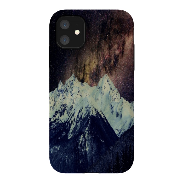 iPhone 11 StrongFit Milkyway Mountain by Joanna Vog