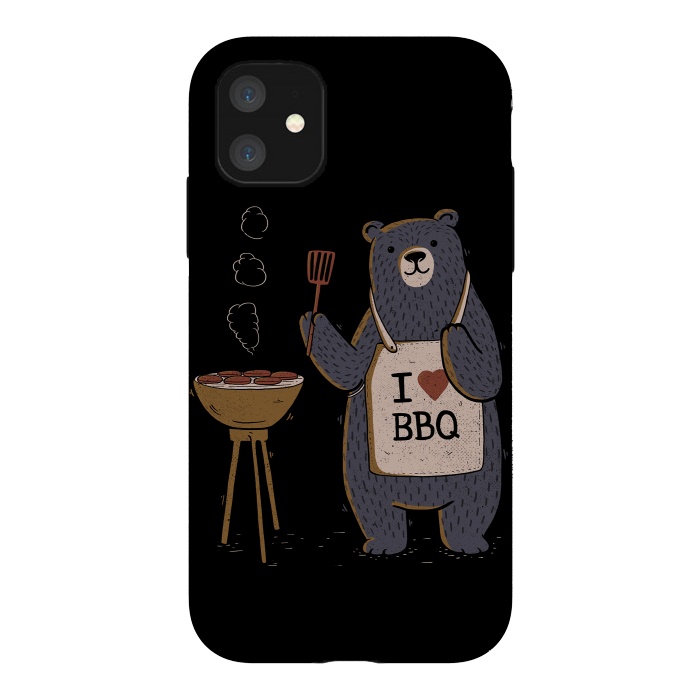 iPhone 11 StrongFit I Love BBQ- by eduely