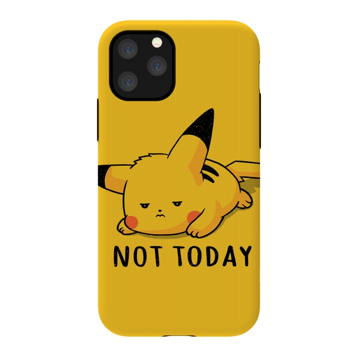 iPhone 11 Pro StrongFit Pikachu Not Today by eduely