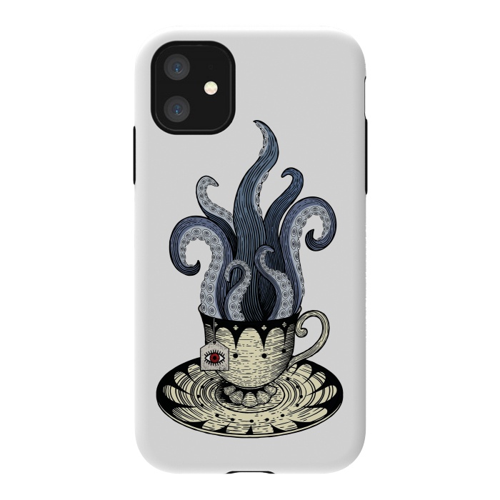 iPhone 11 StrongFit Kraken tea by Laura Nagel