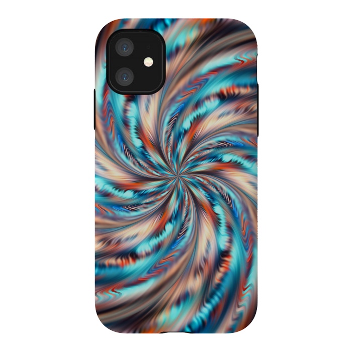 iPhone 11 StrongFit Abstract Swirl by Art Design Works