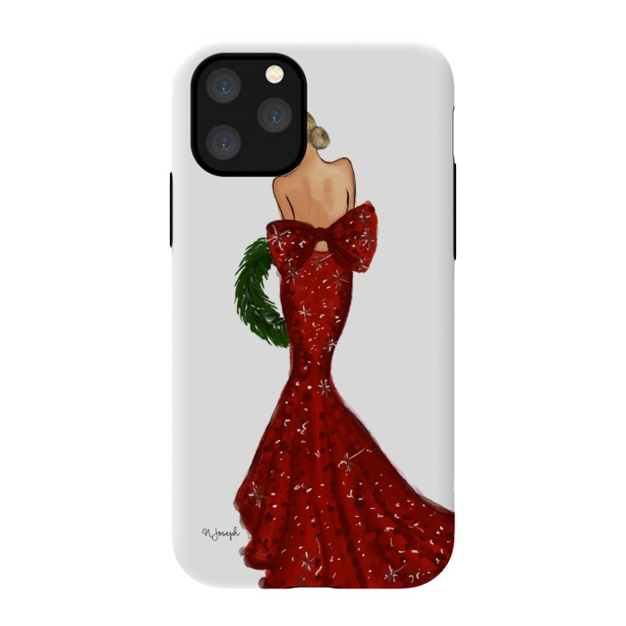 iPhone 11 Pro StrongFit Merry Christmas Darling! by Natasha Joseph Illustrations 
