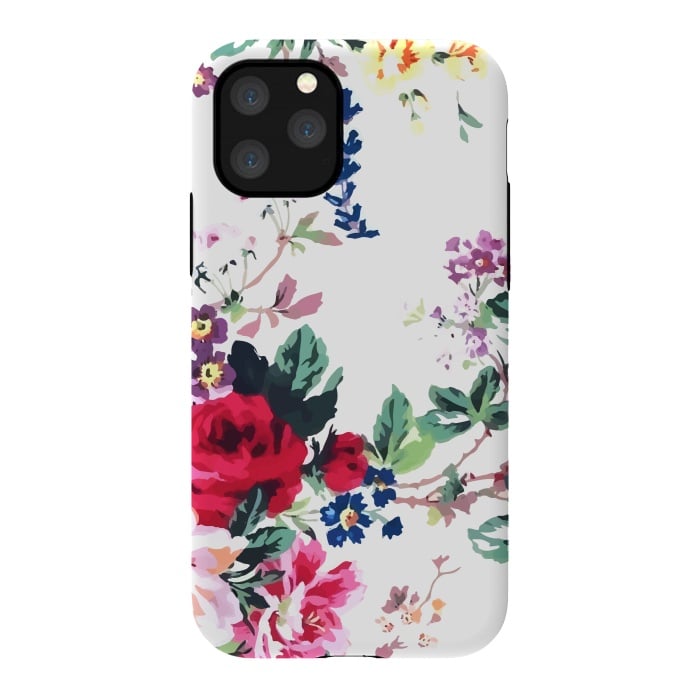 iPhone 11 Pro StrongFit Bouquets with roses 3 by Bledi