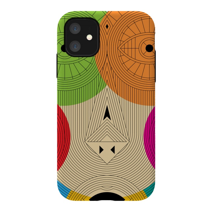 iPhone 11 StrongFit masque aztec by TMSarts