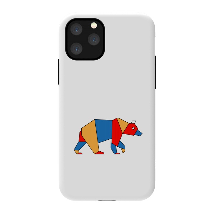 iPhone 11 Pro StrongFit bear geometric by TMSarts