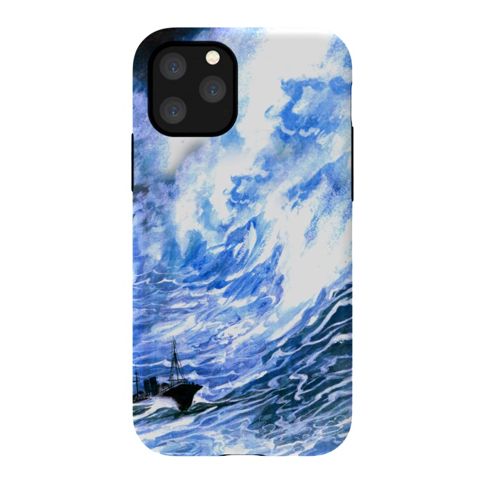 iPhone 11 Pro StrongFit Sea Strom by Max LeTamis