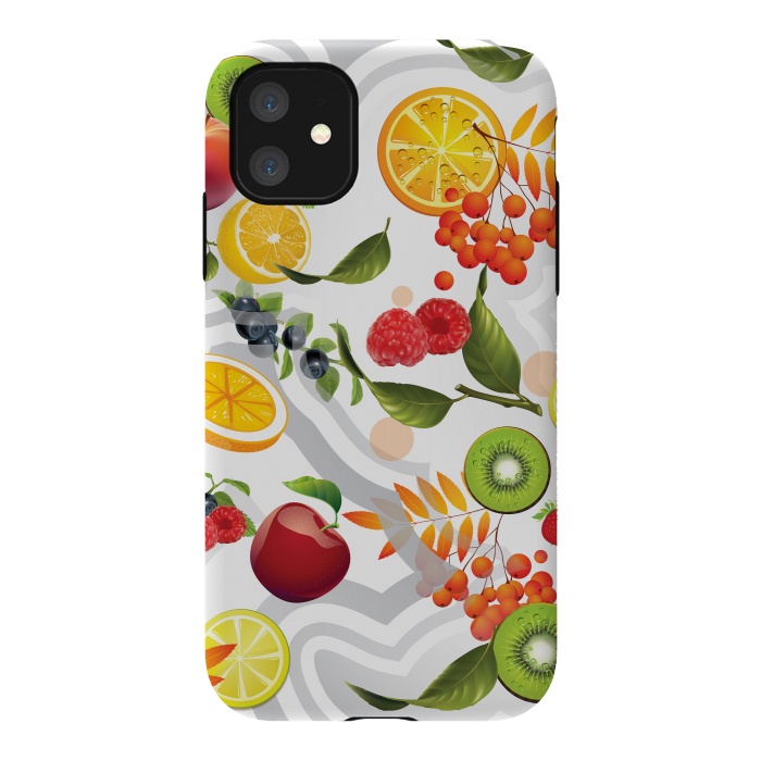 iPhone 11 StrongFit Mixed Fruit by Bledi
