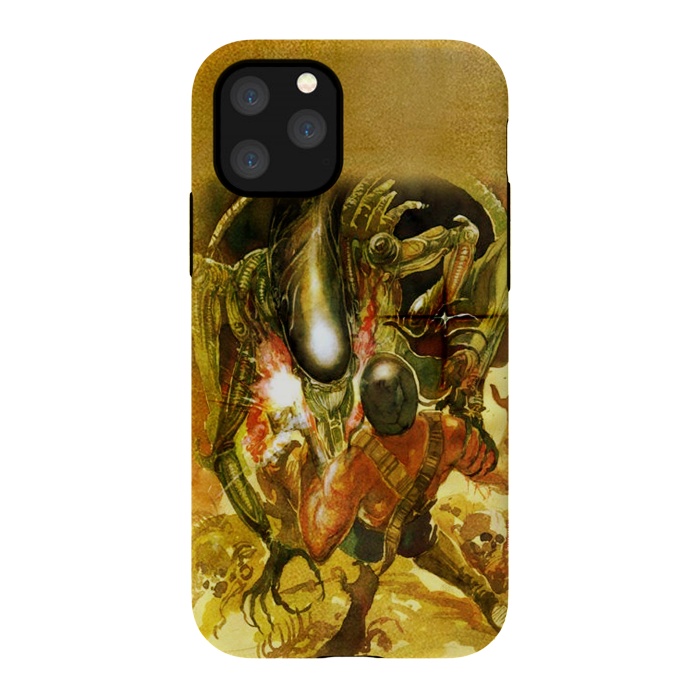 iPhone 11 Pro StrongFit Aliens and War by Max LeTamis