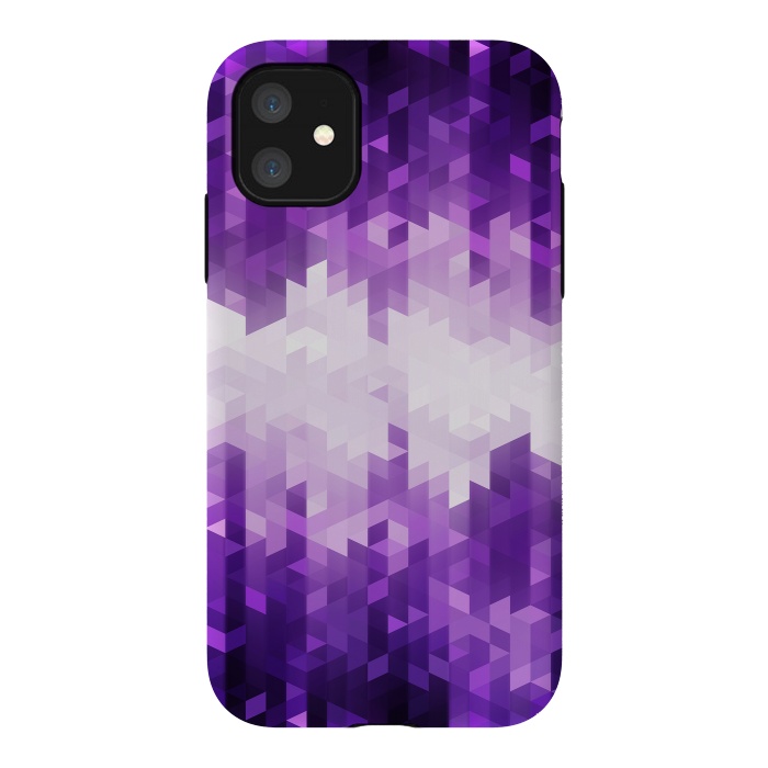 iPhone 11 StrongFit Ultra Violet Pattern I by Art Design Works