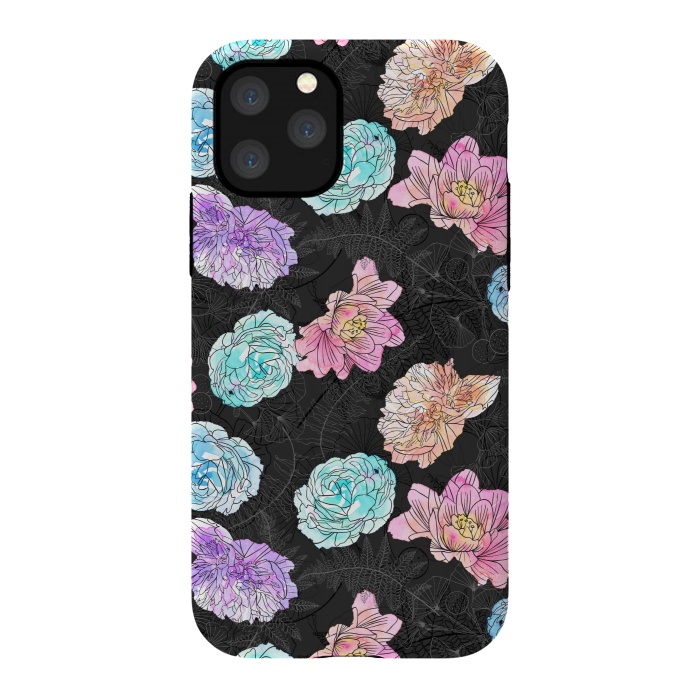 iPhone 11 Pro StrongFit Color Pop Floral by Noonday Design