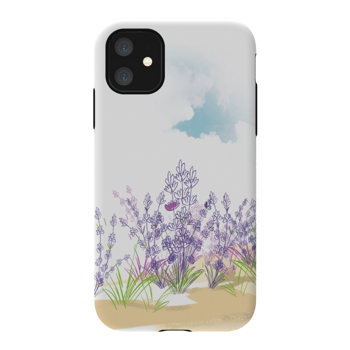iPhone 11 StrongFit Lavender flower by Bledi