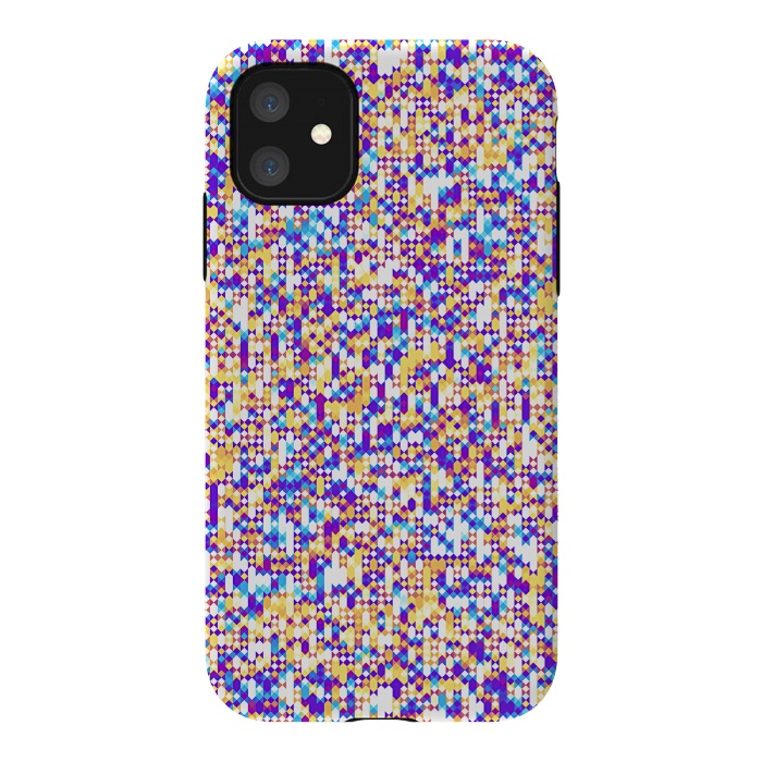 iPhone 11 StrongFit  Colorful Pattern II by Art Design Works