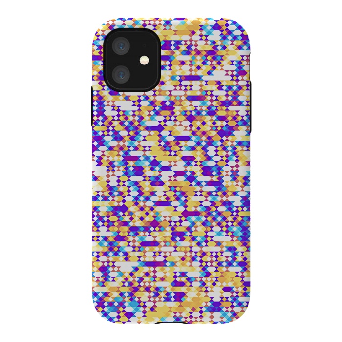 iPhone 11 StrongFit  Colorful Pattern III by Art Design Works