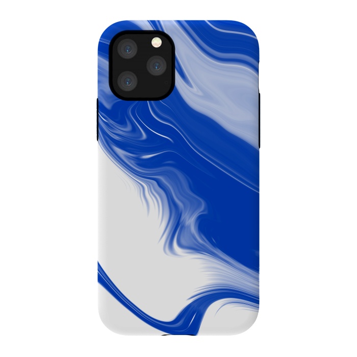 iPhone 11 Pro StrongFit Blue Waves by Ashley Camille