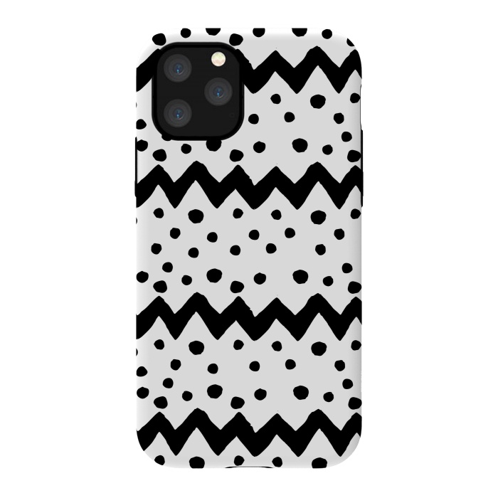 iPhone 11 Pro StrongFit Nordic pattern by Laura Nagel