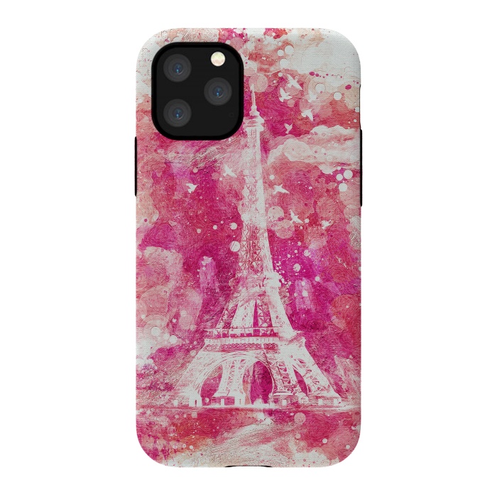 iPhone 11 Pro StrongFit Artistic XLIV - Eiffel Tower Paris by Art Design Works