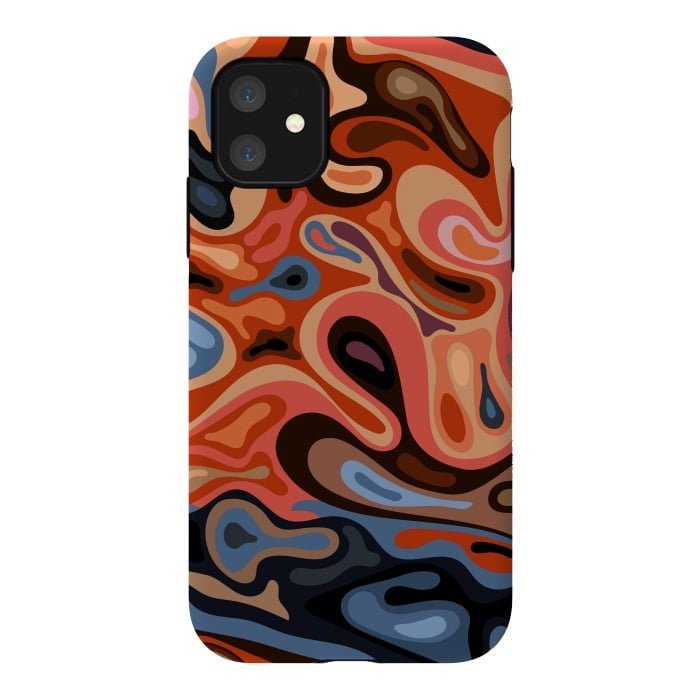 iPhone 11 StrongFit Liquid surface by Bledi
