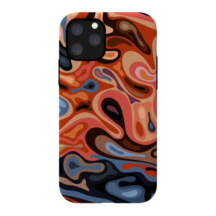 iPhone 11 Pro StrongFit Liquid surface by Bledi