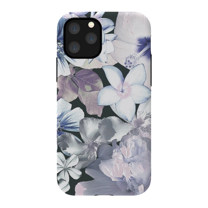 iPhone 11 Pro StrongFit Dark flowers by Susanna Nousiainen
