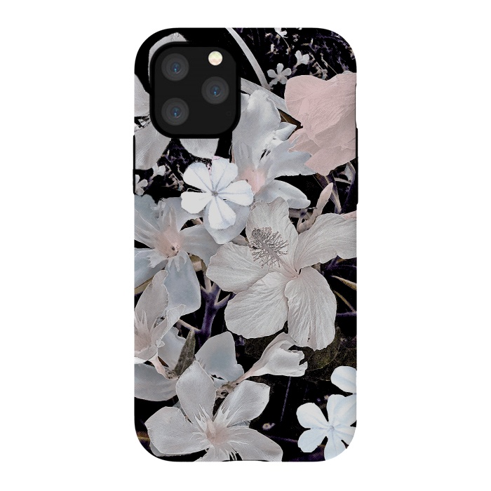 iPhone 11 Pro StrongFit Dark flowers II by Susanna Nousiainen