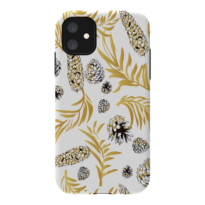iPhone 11 StrongFit #Christmas #Pattern #Pine #Snow 1 by Bledi