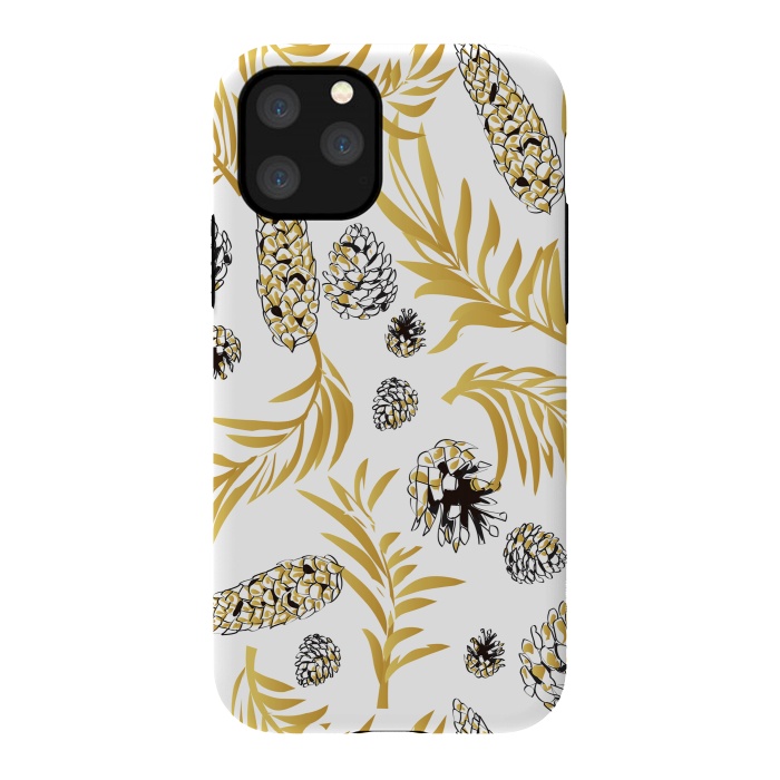 iPhone 11 Pro StrongFit #Christmas #Pattern #Pine #Snow 1 by Bledi