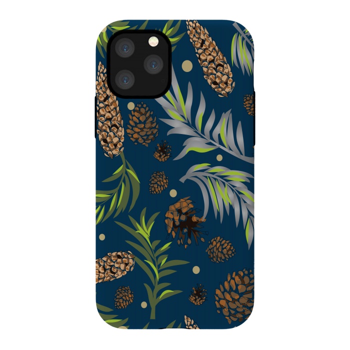 iPhone 11 Pro StrongFit #Christmas #Pattern #Pine #Snow 3 by Bledi