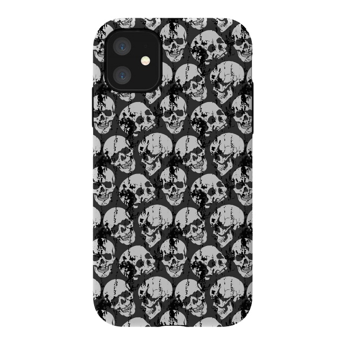 iPhone 11 StrongFit Skulls Pattern II by Art Design Works