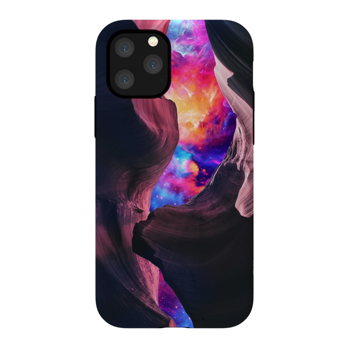 iPhone 11 Pro StrongFit Grand Canyon with Colorful Space Collage by Art Design Works