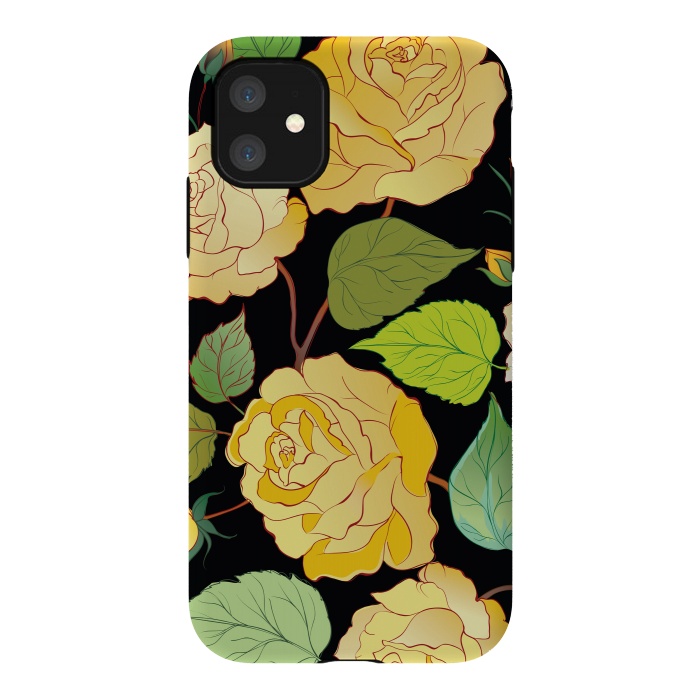 iPhone 11 StrongFit Colorful Roses 3 by Bledi