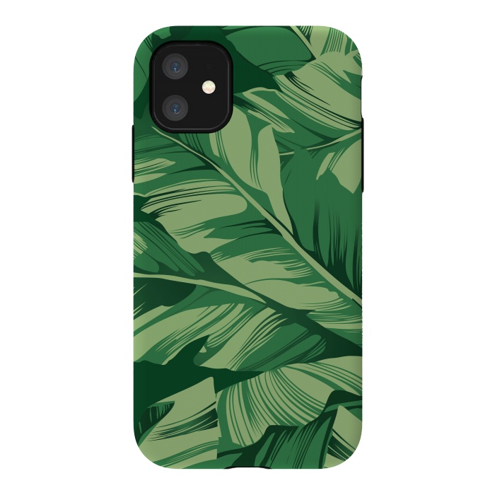 iPhone 11 StrongFit Banana leaves 2 by Bledi