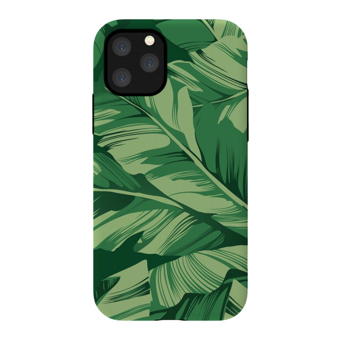 iPhone 11 Pro StrongFit Banana leaves 2 by Bledi