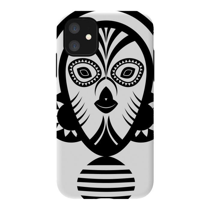 iPhone 11 StrongFit african inca mask by TMSarts
