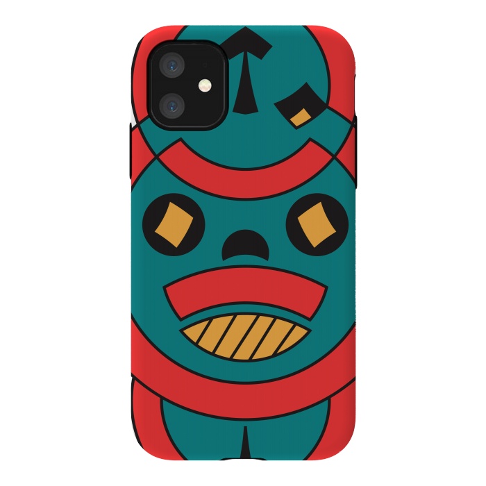 iPhone 11 StrongFit tribal horror by TMSarts
