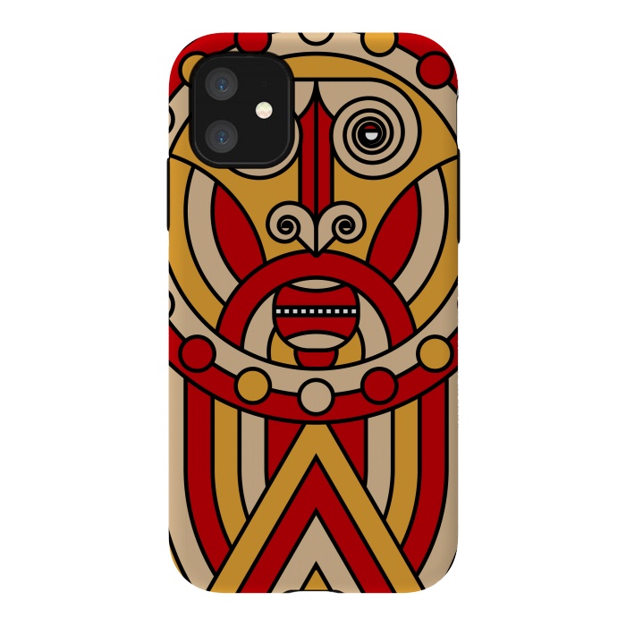 iPhone 11 StrongFit maasai lion by TMSarts