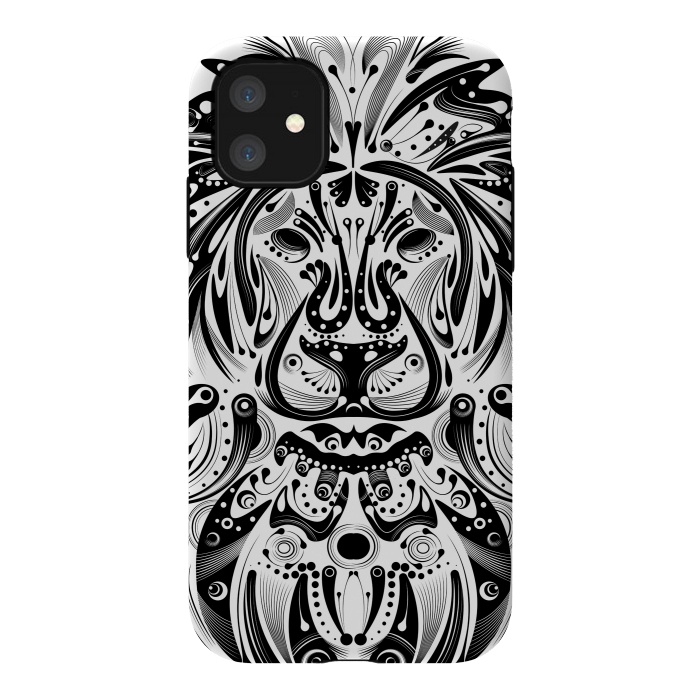 iPhone 11 StrongFit tribal lion by Ancello