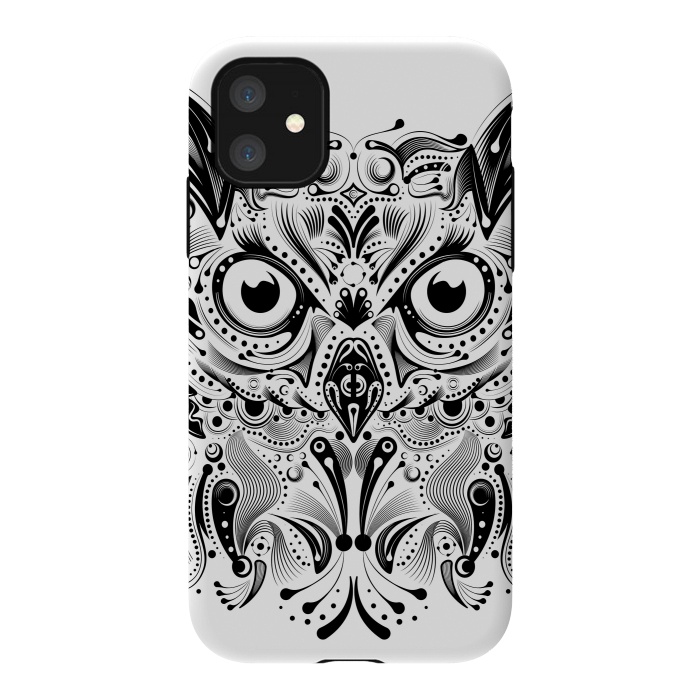 iPhone 11 StrongFit tribal owl by Ancello