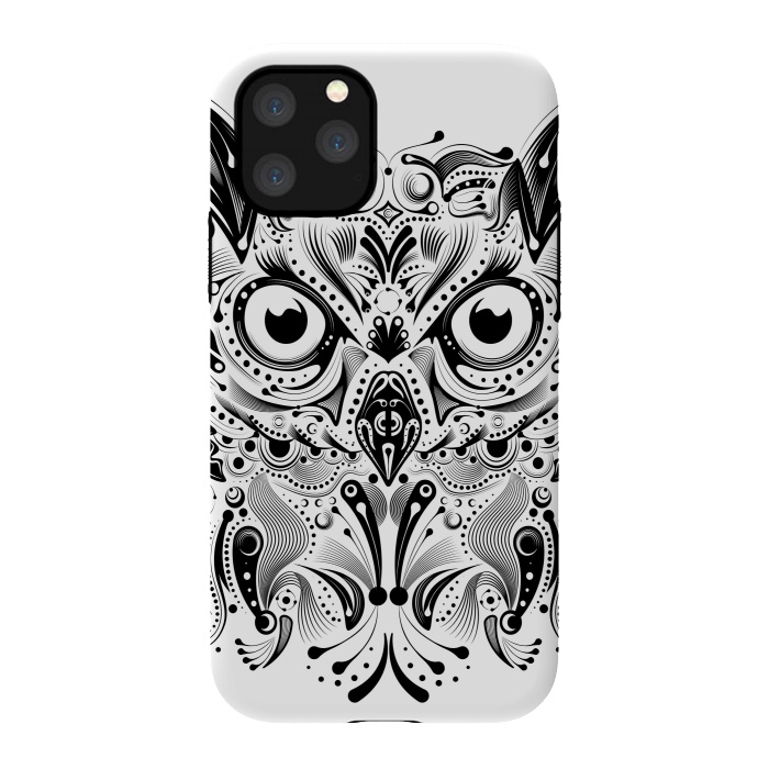 iPhone 11 Pro StrongFit tribal owl by Ancello