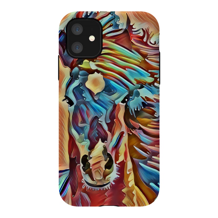 iPhone 11 StrongFit abstract horse by Ancello