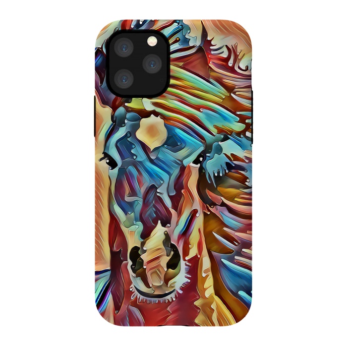 iPhone 11 Pro StrongFit abstract horse by Ancello