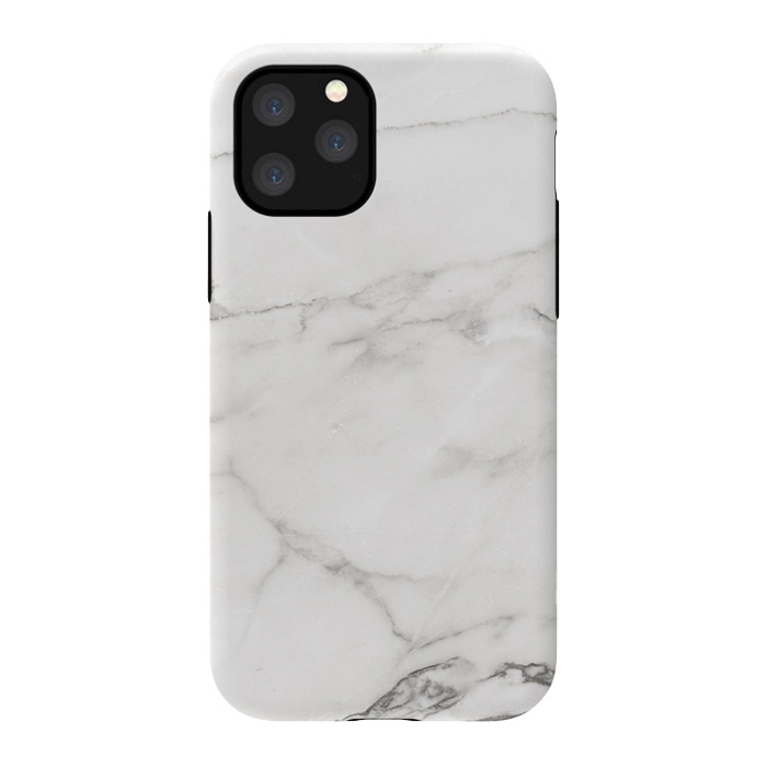 iPhone 11 Pro StrongFit White Marble VI by amini54