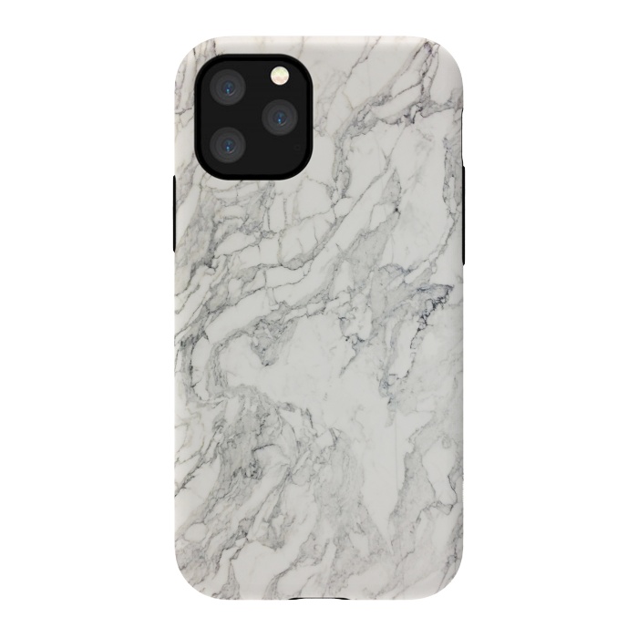 iPhone 11 Pro StrongFit White Marble X by amini54