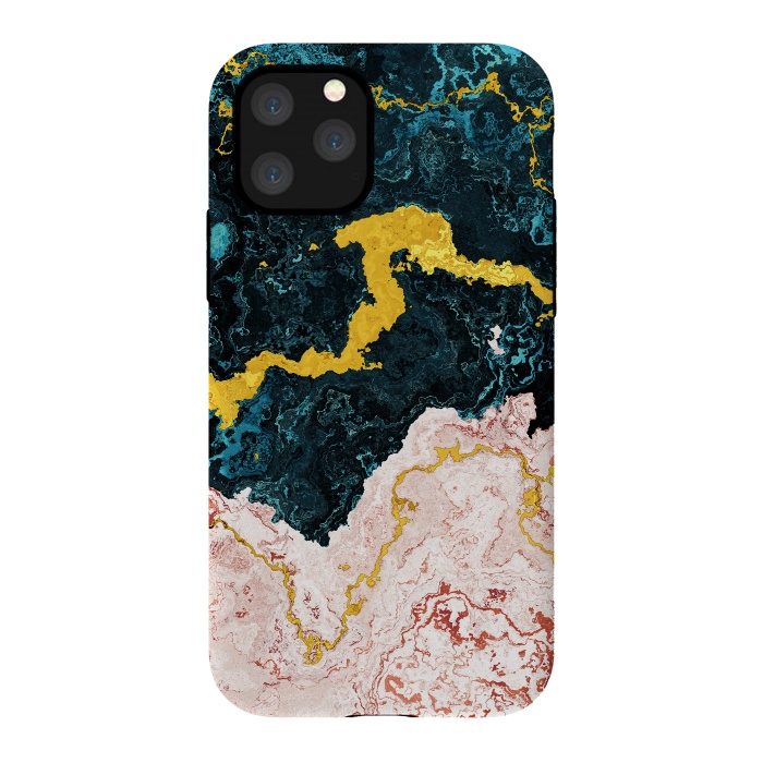 iPhone 11 Pro StrongFit Abstract Marble VI by Art Design Works