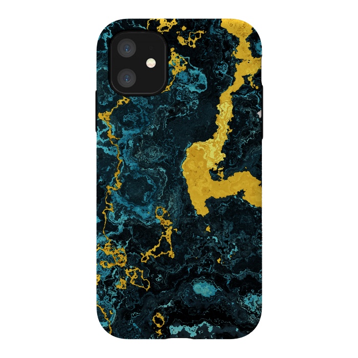 iPhone 11 StrongFit Abstract Marble VII by Art Design Works
