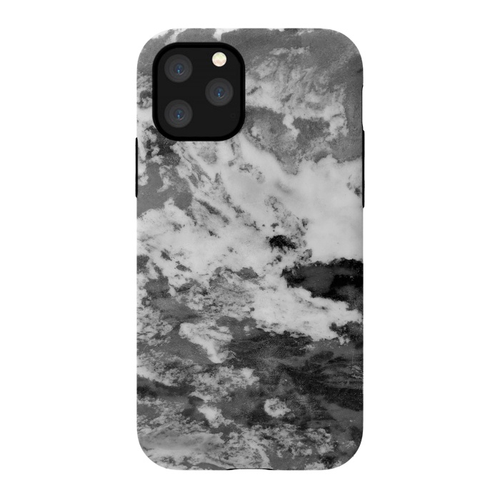 iPhone 11 Pro StrongFit Black and White Marble Mountain III by amini54